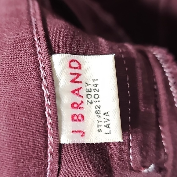 J Brand Purple Skinny Jeans Size 27 Lava Zoey - Picture 3 of 7